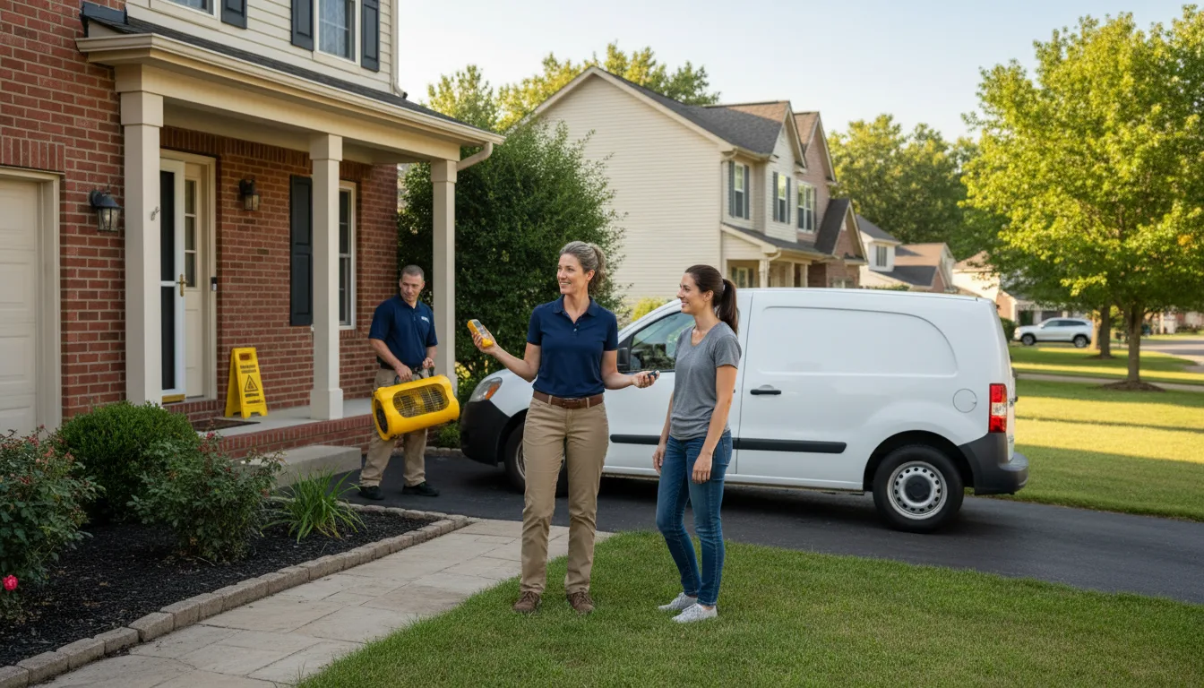 Residential water damage restoration in Ardmore, PA